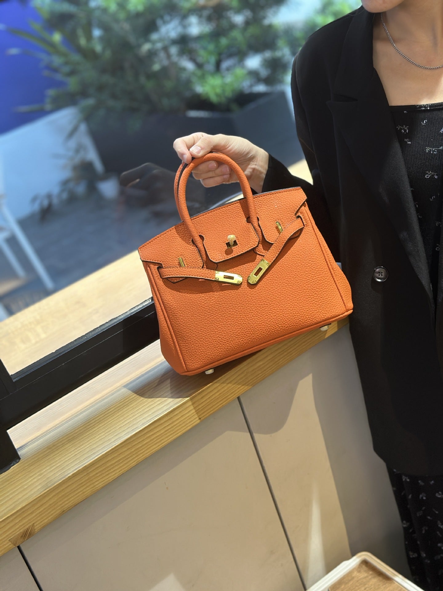 Women's High-Grade Bag2025New Summer Kelly Bag Large Capacity Women's Bag Shoulder Crossbody Handbag Birkin Bag