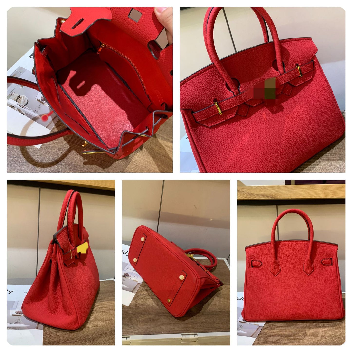 Women's High-Grade Bag2025New Summer Kelly Bag Large Capacity Women's Bag Shoulder Crossbody Handbag Birkin Bag