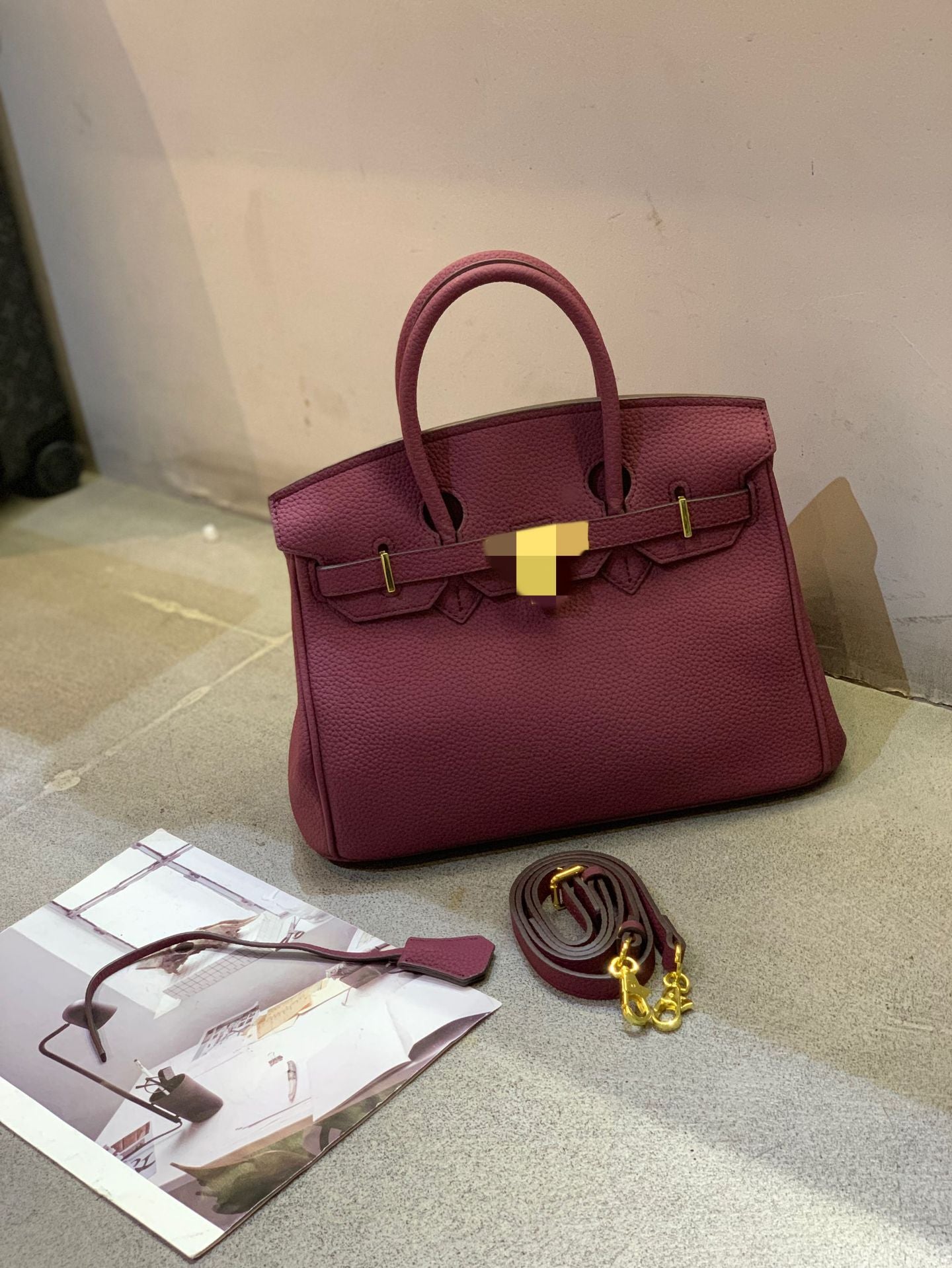 Women's High-Grade Bag2025New Summer Kelly Bag Large Capacity Women's Bag Shoulder Crossbody Handbag Birkin Bag