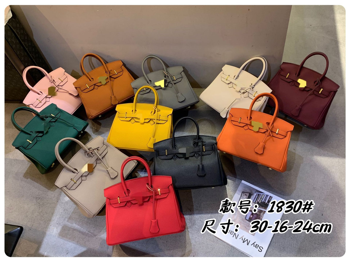Women's High-Grade Bag2025New Summer Kelly Bag Large Capacity Women's Bag Shoulder Crossbody Handbag Birkin Bag