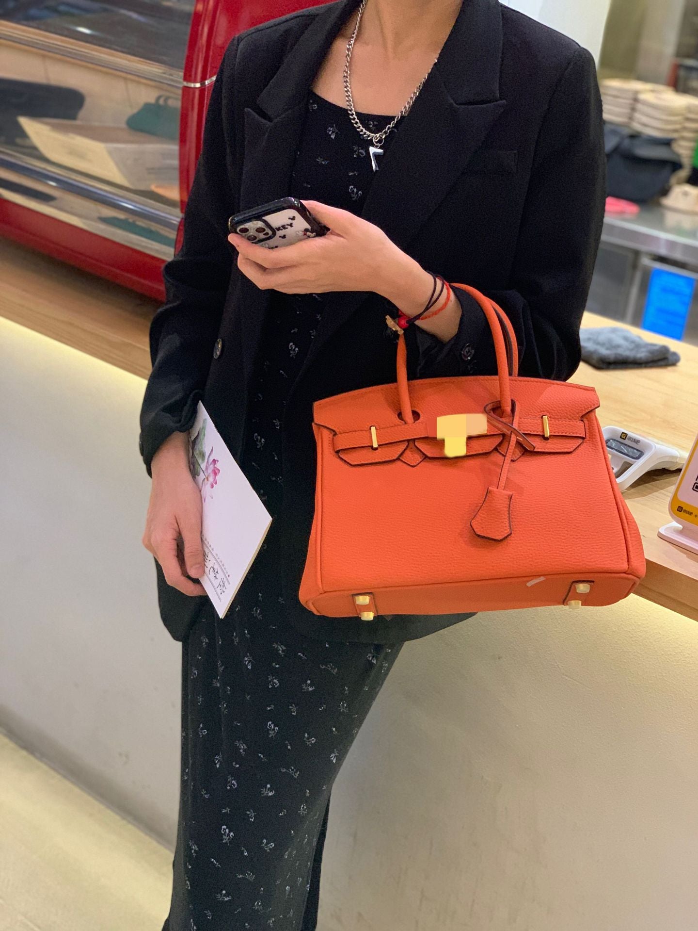 Women's High-Grade Bag2025New Summer Kelly Bag Large Capacity Women's Bag Shoulder Crossbody Handbag Birkin Bag