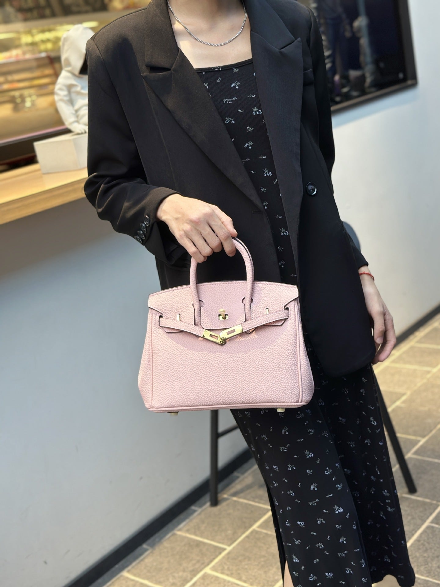 Women's High-Grade Bag2025New Summer Kelly Bag Large Capacity Women's Bag Shoulder Crossbody Handbag Birkin Bag