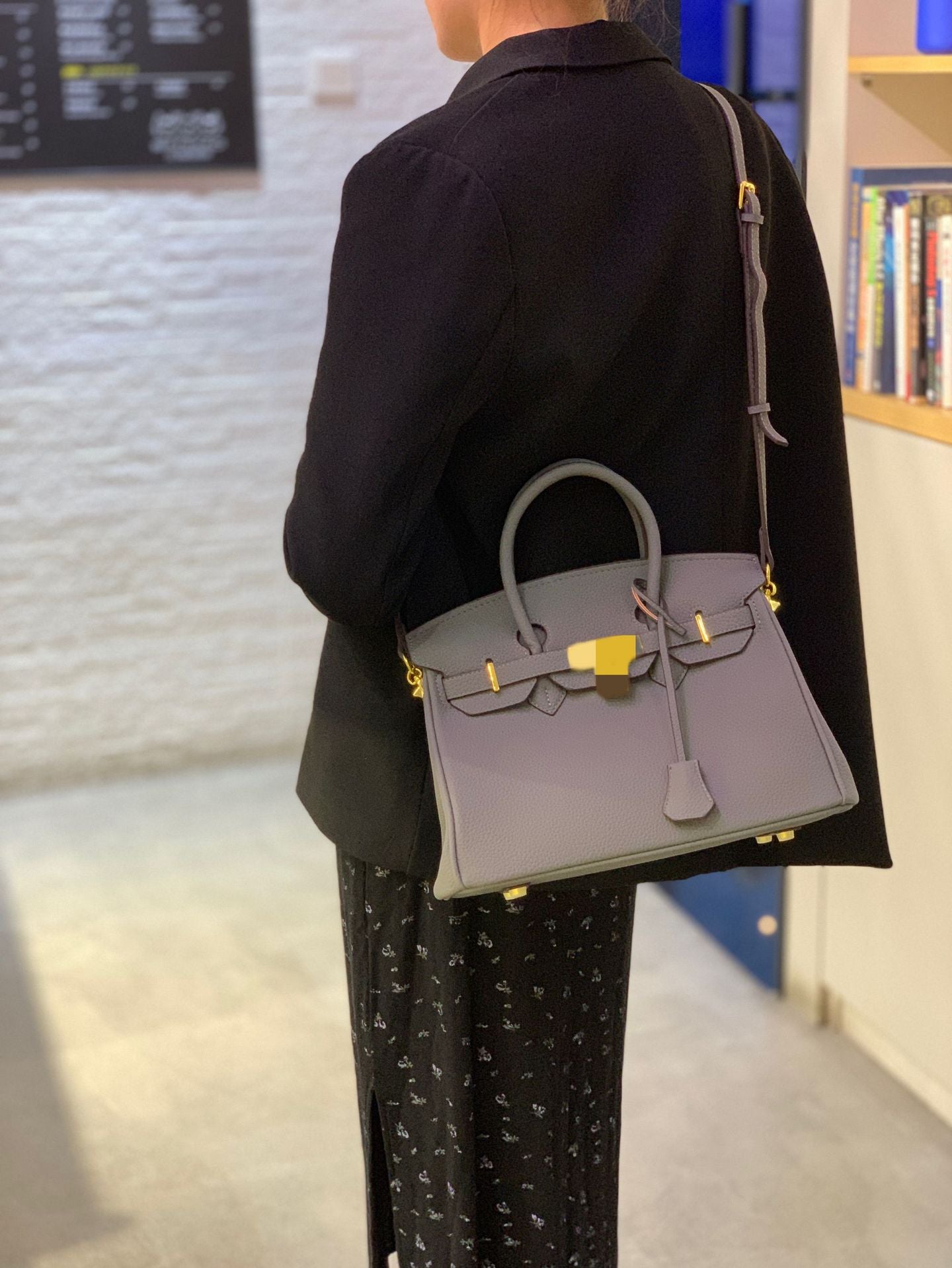Women's High-Grade Bag2025New Summer Kelly Bag Large Capacity Women's Bag Shoulder Crossbody Handbag Birkin Bag