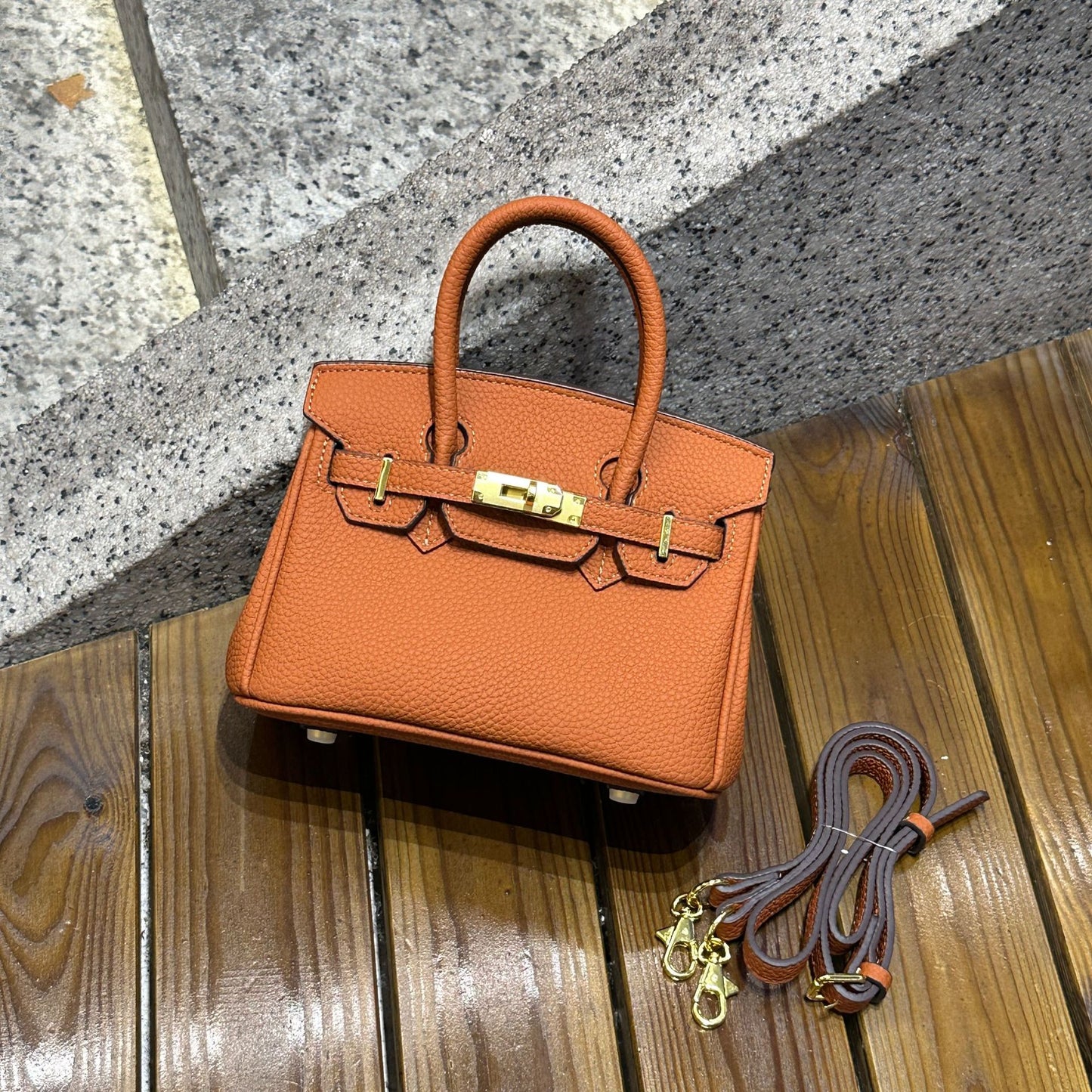 Women's High-Grade Bag2025New Summer Kelly Bag Large Capacity Women's Bag Shoulder Crossbody Handbag Birkin Bag