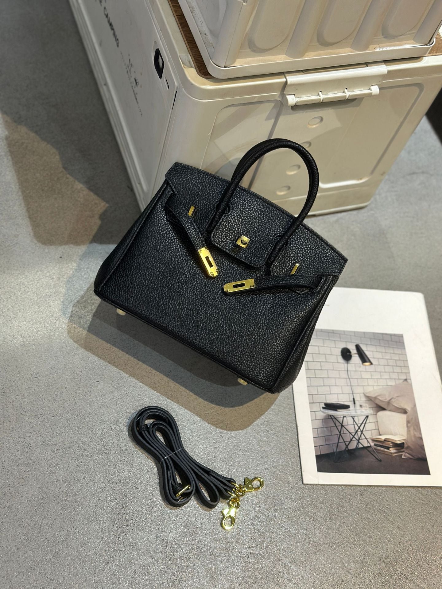 Women's High-Grade Bag2025New Summer Kelly Bag Large Capacity Women's Bag Shoulder Crossbody Handbag Birkin Bag