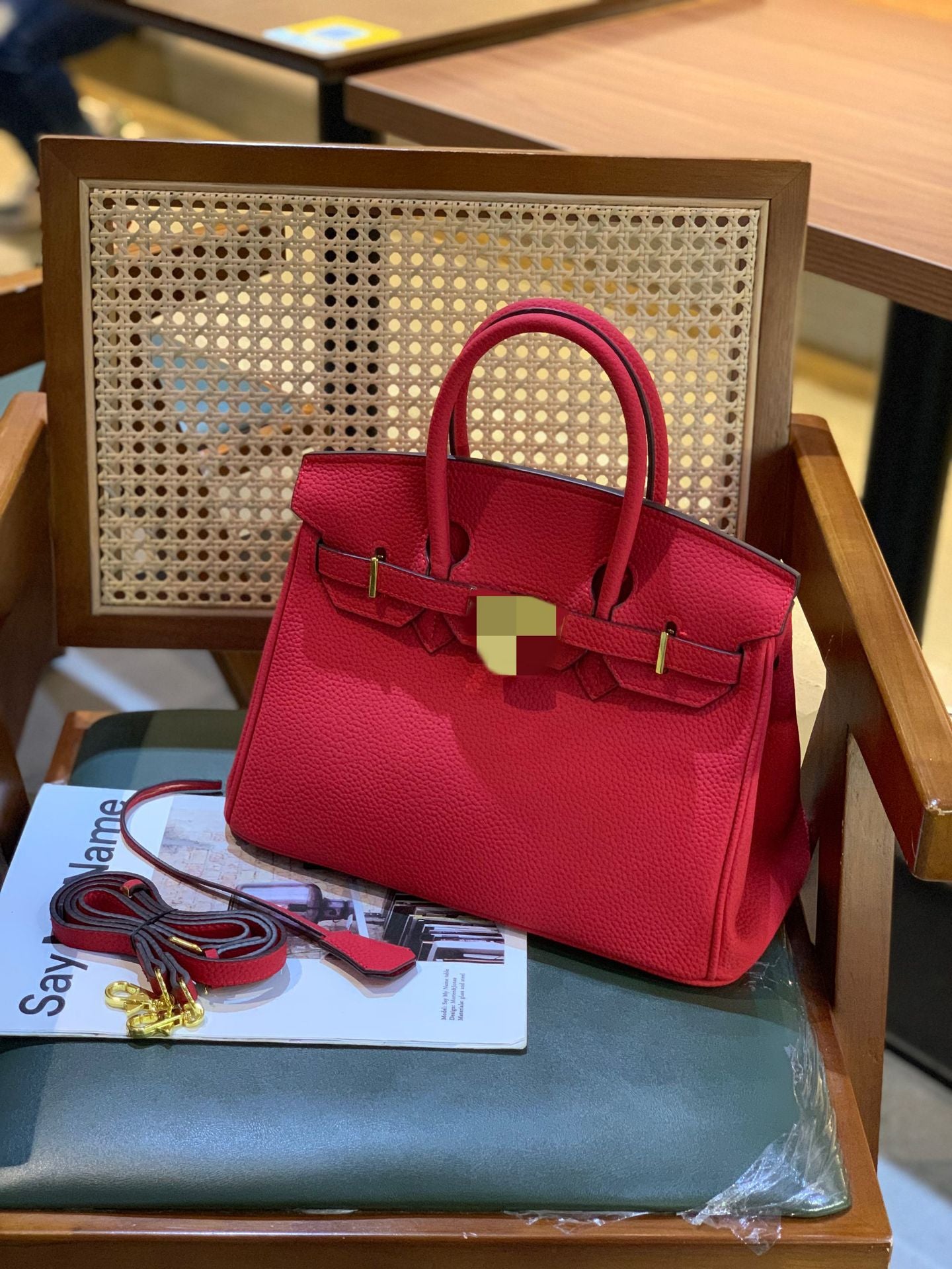 Women's High-Grade Bag2025New Summer Kelly Bag Large Capacity Women's Bag Shoulder Crossbody Handbag Birkin Bag