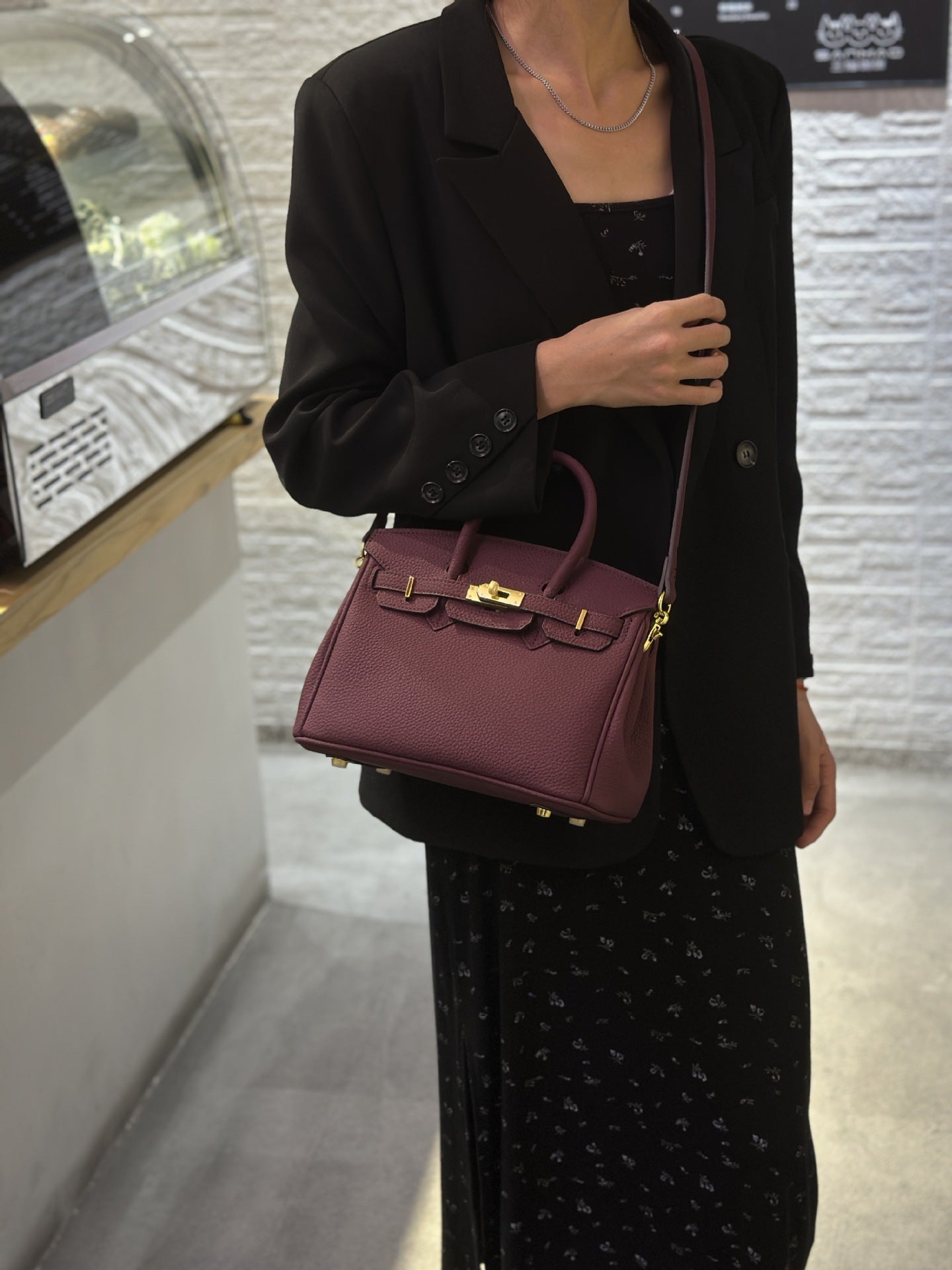 Women's High-Grade Bag2025New Summer Kelly Bag Large Capacity Women's Bag Shoulder Crossbody Handbag Birkin Bag