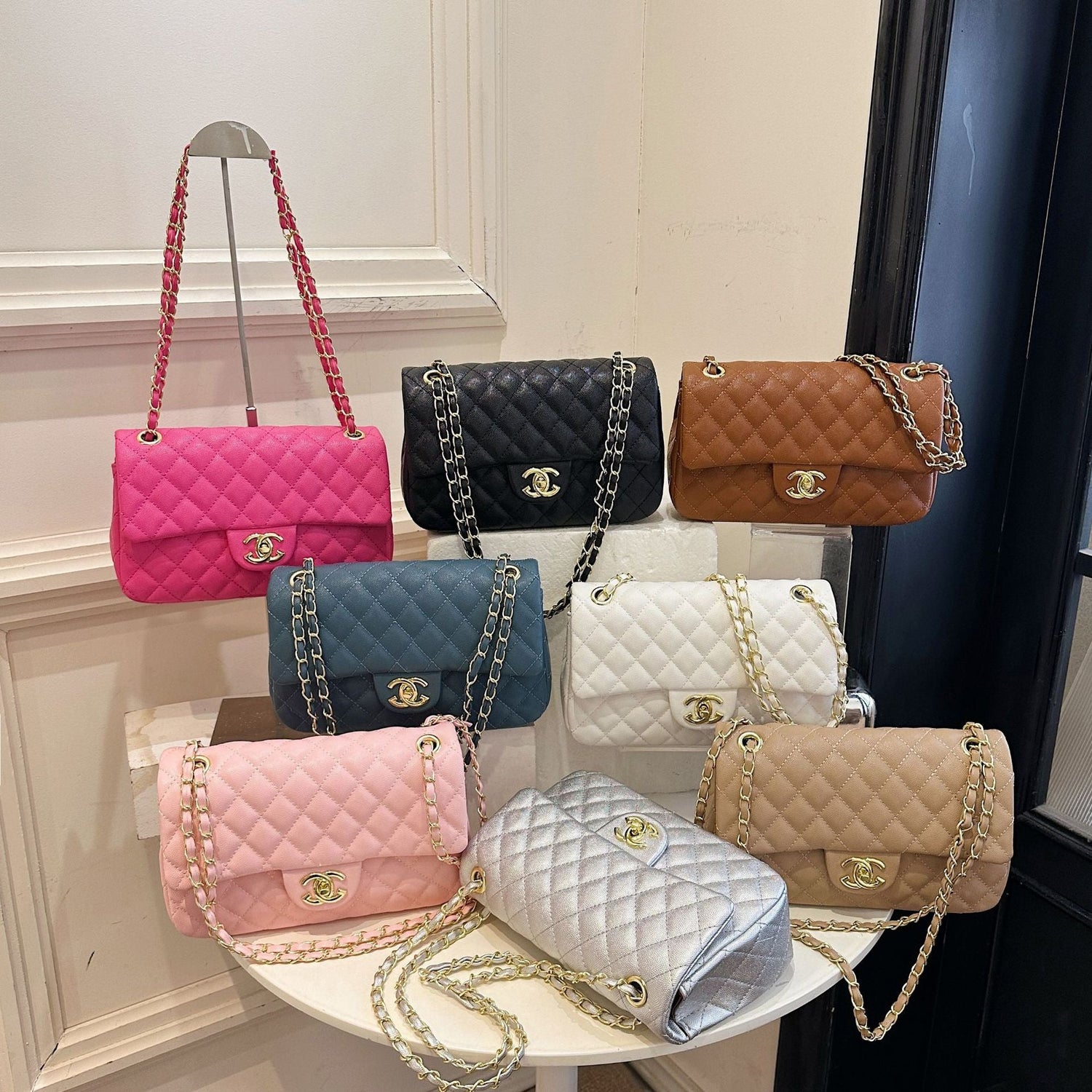 C Series – Luxury Flap & Chain Bags