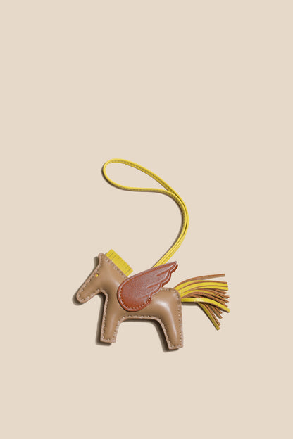 PU Horse Bag Charm | Cute Leather Pendant for Handbags, Keys & Accessories