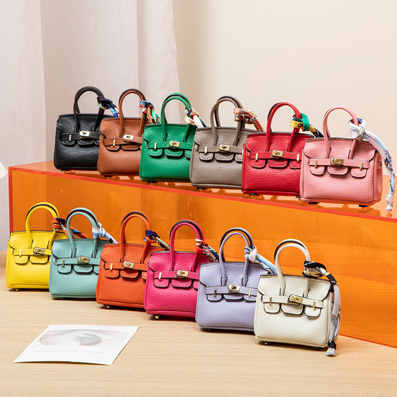 Mini PU Handbag | Cute Decorative Bag Charm & Collectible Ornament