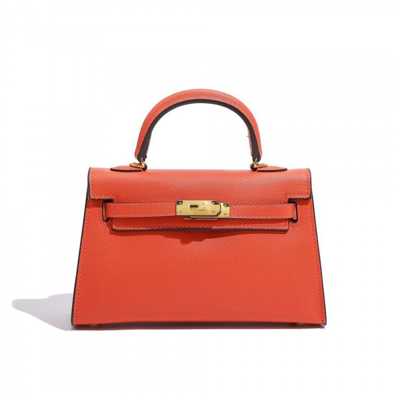 Elegant Structured Bag Wholesale |22 cm PU Handbag Gold| GREEN Factory