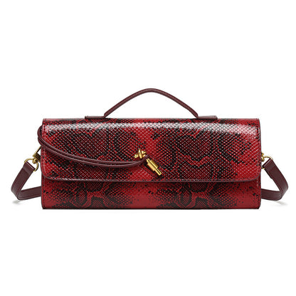 Croc Embossed Evening Clutch 30cm | Shoulder & Hand Carry | GREEN Factory