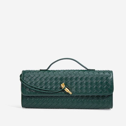 Croc Embossed Evening Clutch 30cm | Shoulder & Hand Carry | GREEN Factory