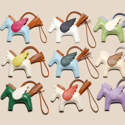 PU Horse Bag Charm | Cute Leather Pendant for Handbags, Keys & Accessories
