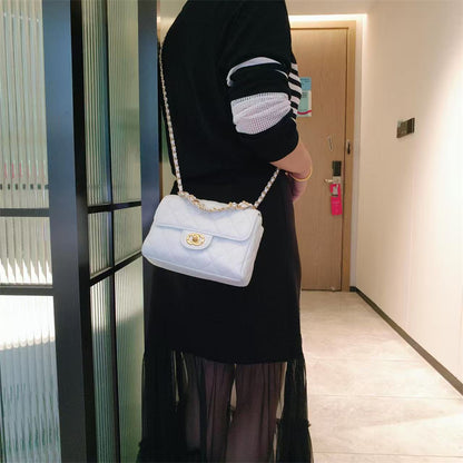 C Series · Genuine Leather Quilted Mini Chain Shoulder Flap Bag – 6 Colors | Greenyuna