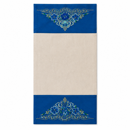 Handmade Embroidered Linen Placemat Set of 2