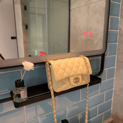 C Series · Mini Genuine Leather Quilted Flap Chain Bag – 6 Colors | Crossbody & Shoulder | Greenyuna