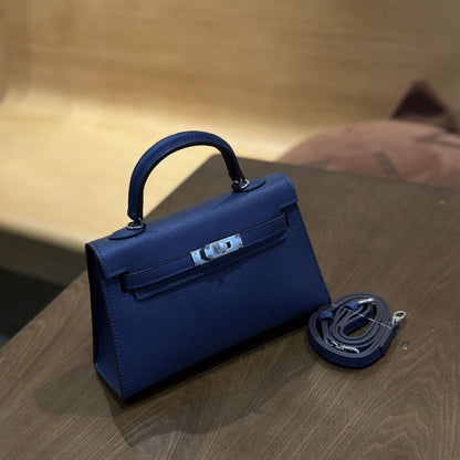 Elegant Structured Bag Wholesale |22 cm PU Handbag Silver | GREEN Factory