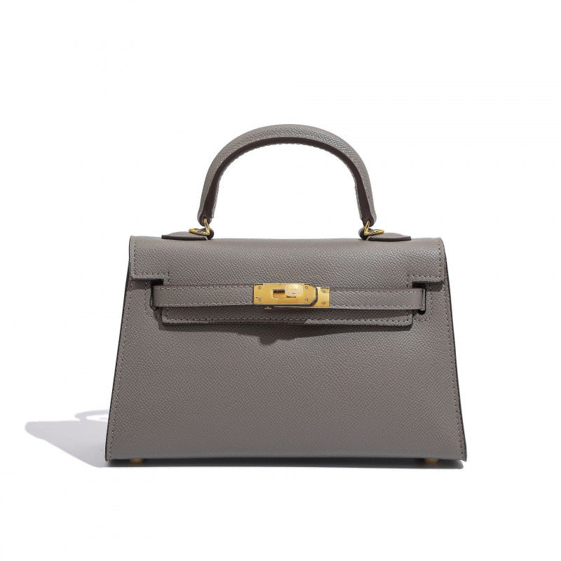 Elegant Structured Bag Wholesale |22 cm PU Handbag Gold| GREEN Factory