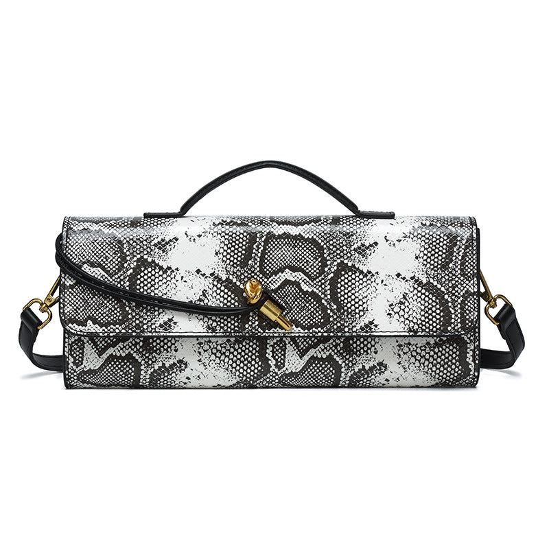 Croc Embossed Evening Clutch 30cm | Shoulder & Hand Carry | GREEN Factory