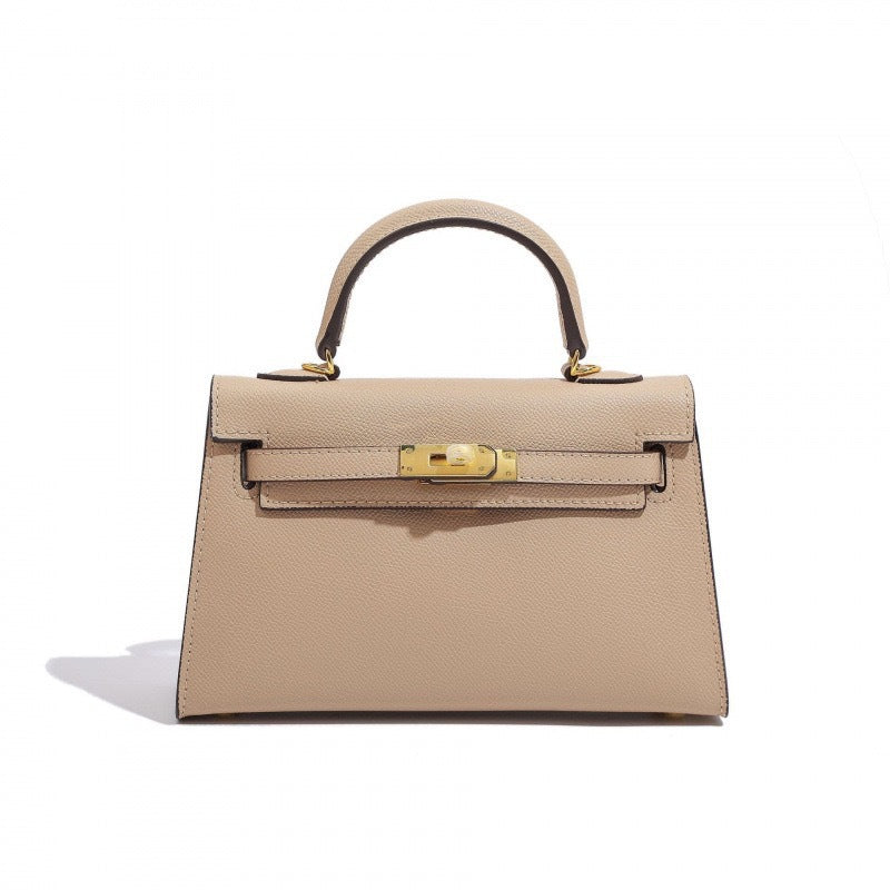 Elegant Structured Bag Wholesale |22 cm PU Handbag Gold| GREEN Factory