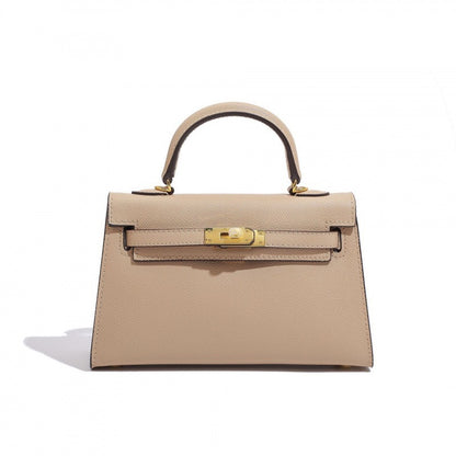 Elegant Structured Bag Wholesale |22 cm PU Handbag Gold| GREEN Factory