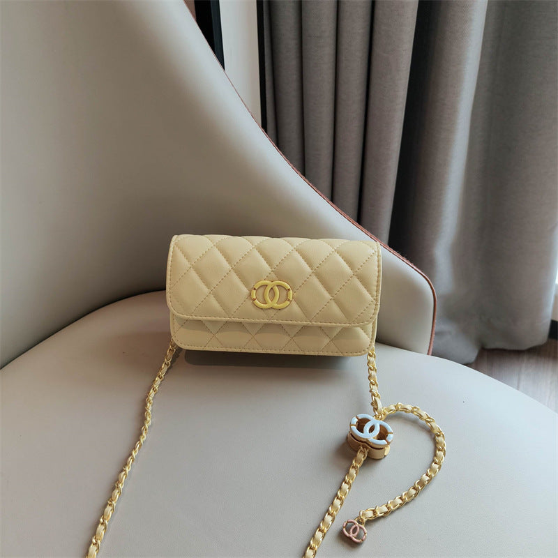 C Series · Mini Genuine Leather Quilted Wallet-On-Chain Bag – 5 Colors | Crossbody & Clutch | Greenyuna