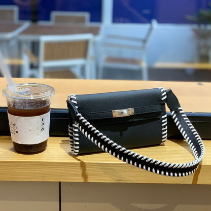 C47 Mini Woven Edge Bag – 19cm Crossbody | Factory Direct Wholesale