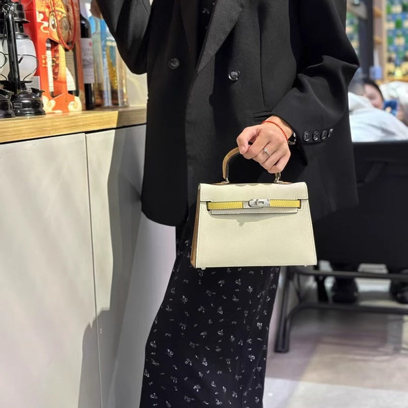 22cm Mini Structured Top-Handle Bag | Crossbody & Handbag | GREEN Factory Direct