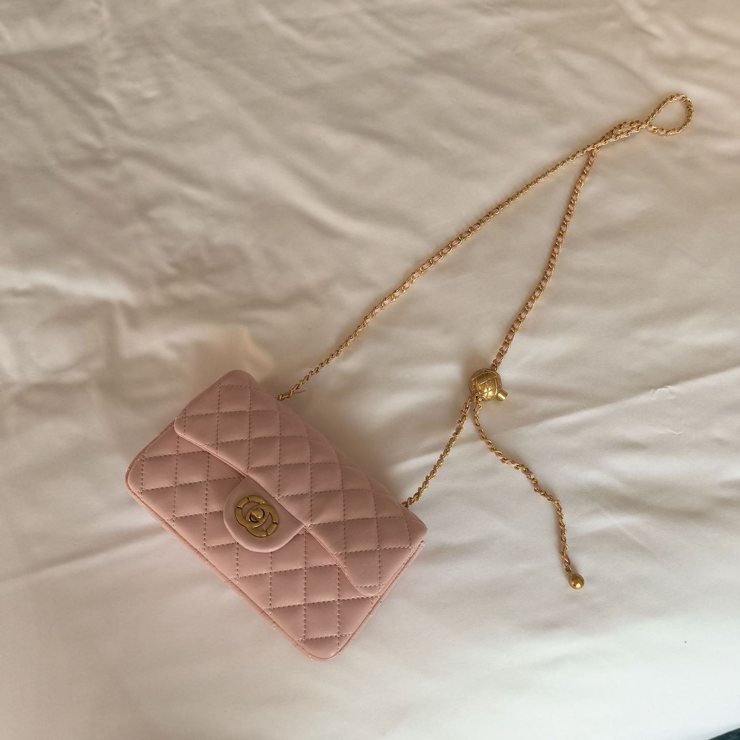 C Series · Mini Genuine Leather Quilted Chain Crossbody Bag – 7 Colors | Classic Small Flap | Greenyuna