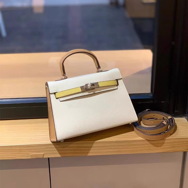 22cm Mini Structured Top-Handle Bag | Crossbody & Handbag | GREEN Factory Direct