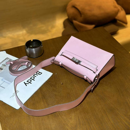 H Series Mini Structured Top-Handle Bag 22 cm – Model 2300 | Silver Hardware