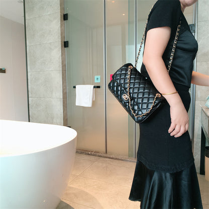 Genuine Leather Quilted Flap Shoulder Bag – Pastel Colors | Chain Strap | MOQ 2 | Greenyuna