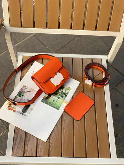 Mini Structured Flap Bag Wholesale | H398 12cm PU Crossbody | GREEN Factory