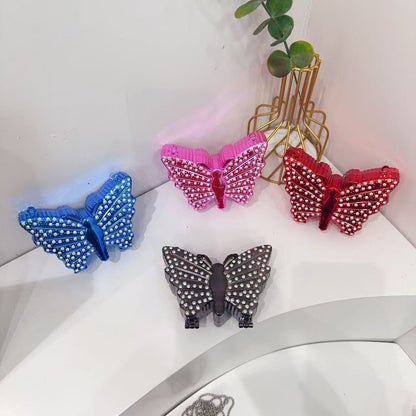 Butterfly Rhinestone Evening Clutch Bag – Sparkly Crystal Mini Crossbody