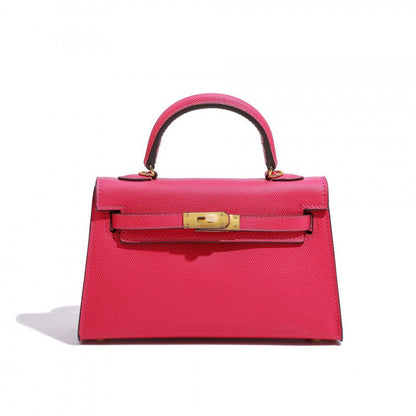 Elegant Structured Bag Wholesale |22 cm PU Handbag Gold| GREEN Factory