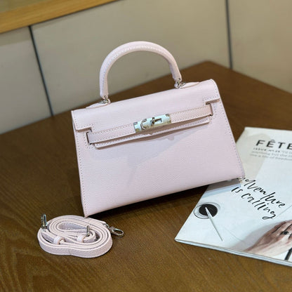 Elegant Structured Bag Wholesale |22 cm PU Handbag Silver | GREEN Factory