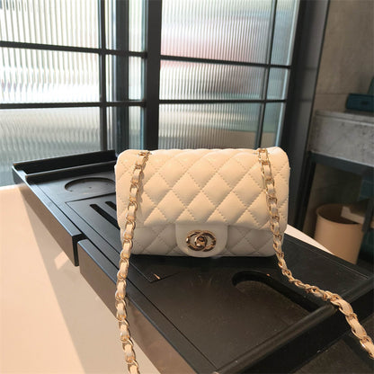 C Series – Small Leather Quilted Crossbody Bag | 7 Colors