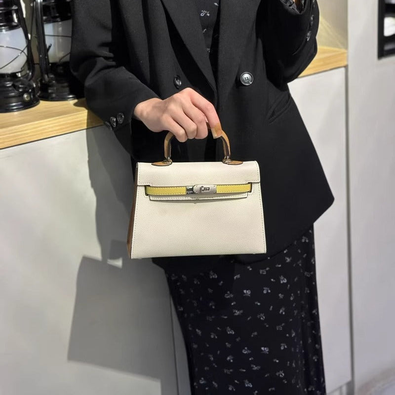 22cm Mini Structured Top-Handle Bag | Crossbody & Handbag | GREEN Factory Direct