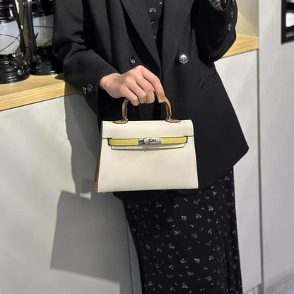 22cm Mini Structured Top-Handle Bag | Crossbody & Handbag | GREEN Factory Direct