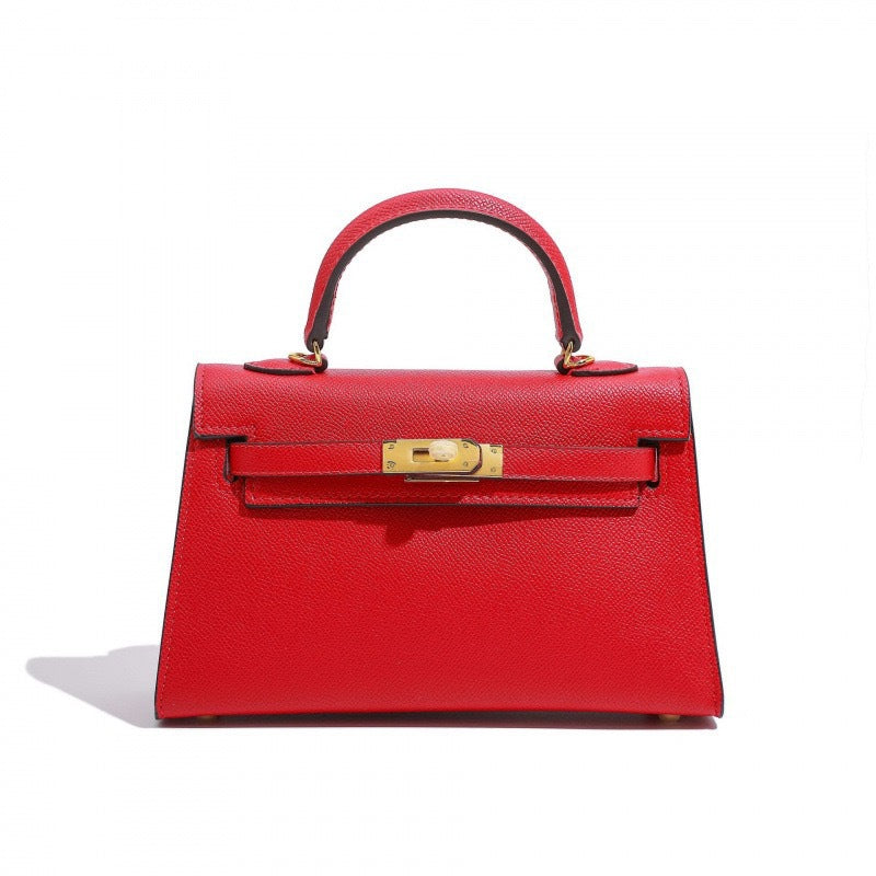 Elegant Structured Bag Wholesale |22 cm PU Handbag Gold| GREEN Factory