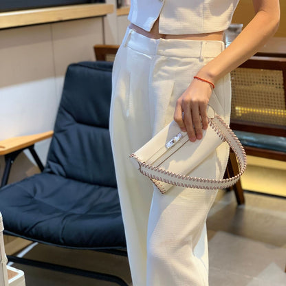 C47 Mini Woven Edge Bag – 19cm Crossbody | Factory Direct Wholesale