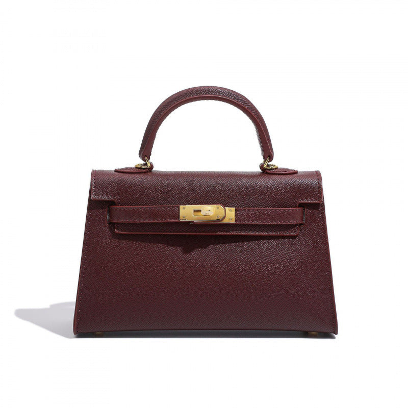 Elegant Structured Bag Wholesale |22 cm PU Handbag Gold| GREEN Factory