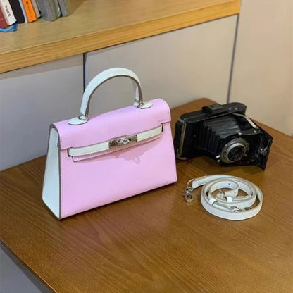 22cm Mini Structured Top-Handle Bag | Crossbody & Handbag | GREEN Factory Direct