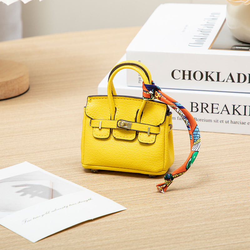 Mini PU Handbag | Cute Decorative Bag Charm & Collectible Ornament