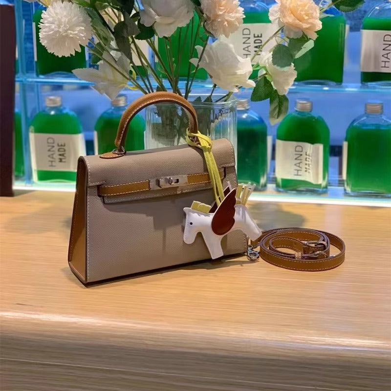 22cm Mini Structured Top-Handle Bag | Crossbody & Handbag | GREEN Factory Direct