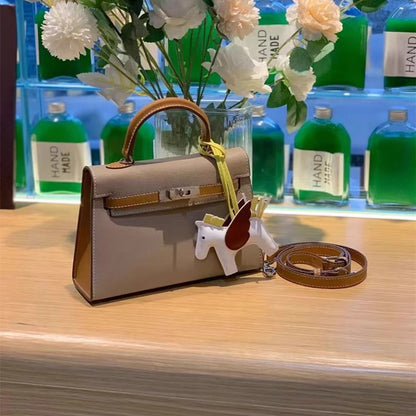 22cm Mini Structured Top-Handle Bag | Crossbody & Handbag | GREEN Factory Direct