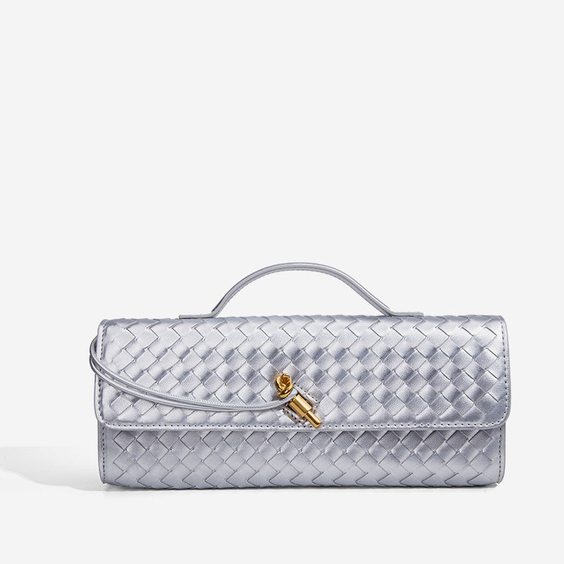 Croc Embossed Evening Clutch 30cm | Shoulder & Hand Carry | GREEN Factory