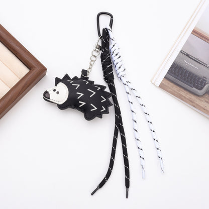 PU Horse Tassel Bag Charm Set | Cute Pendant with Braided Rope