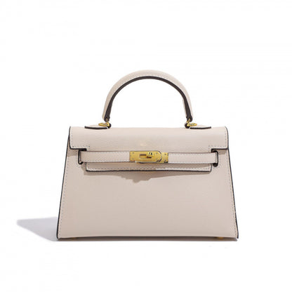 Elegant Structured Bag Wholesale |22 cm PU Handbag Gold| GREEN Factory